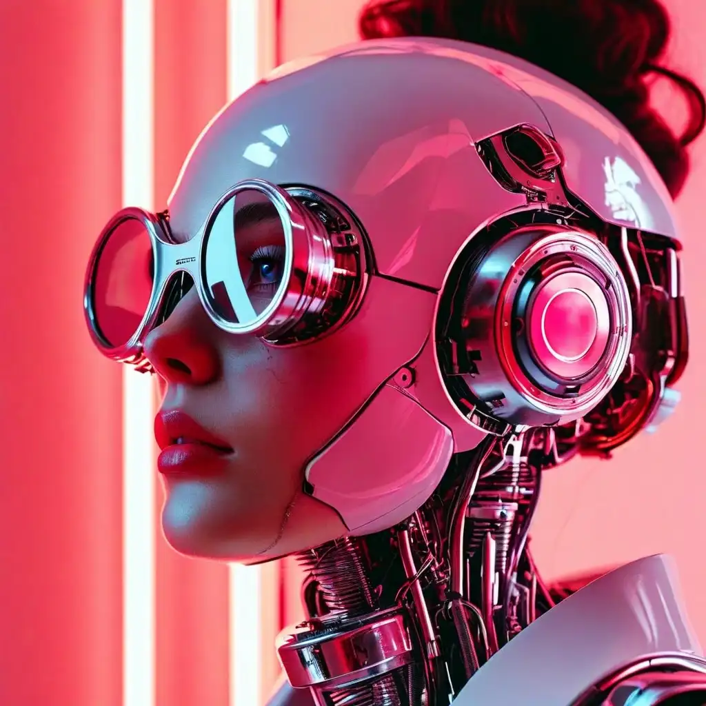 Hybrid robot futuristique qui représente des opportunities